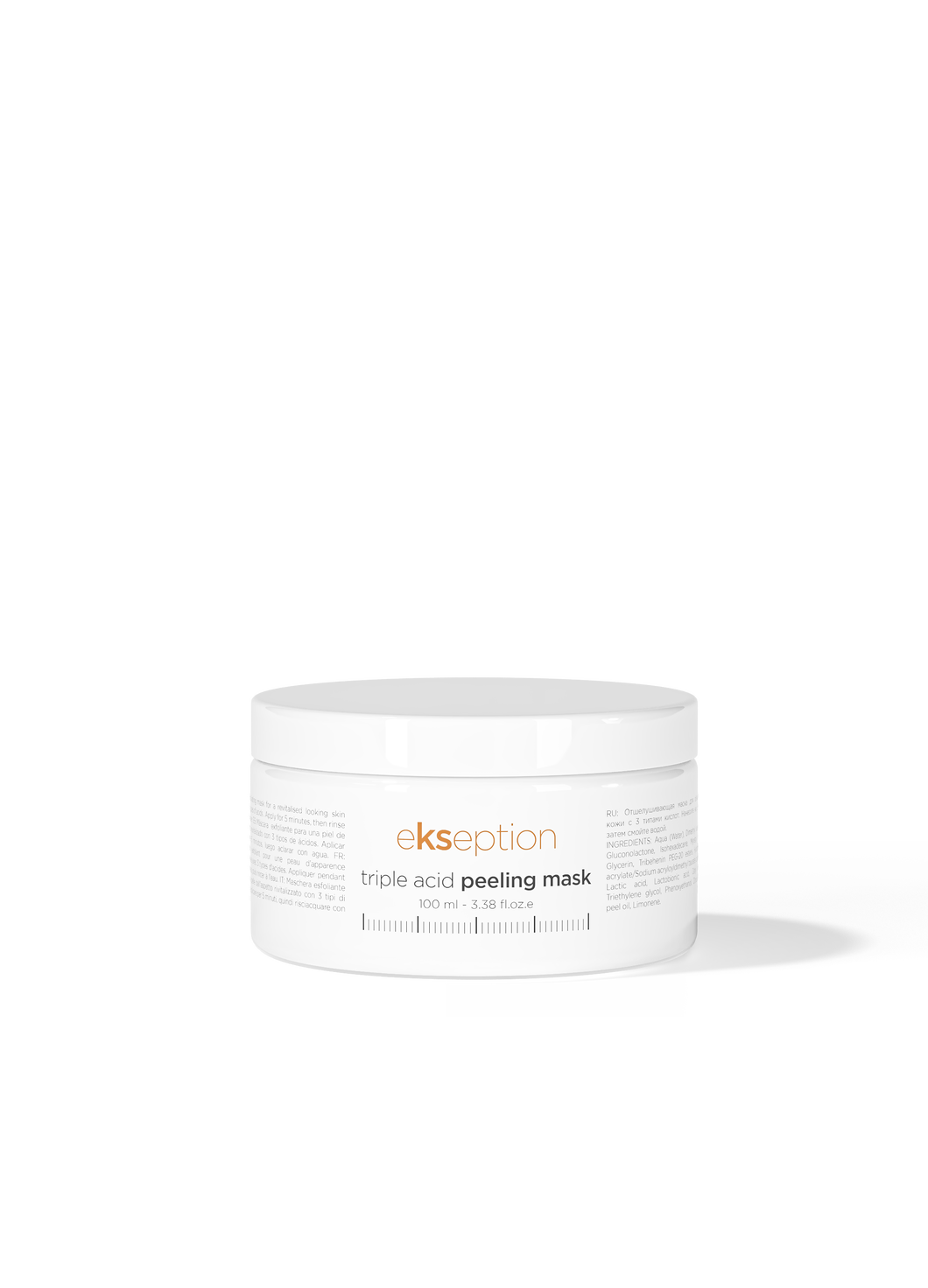 Ekseption Triple Acid Peeling Mask/ Trijų rūgščių kaukė - pH 3.5, 100 ml