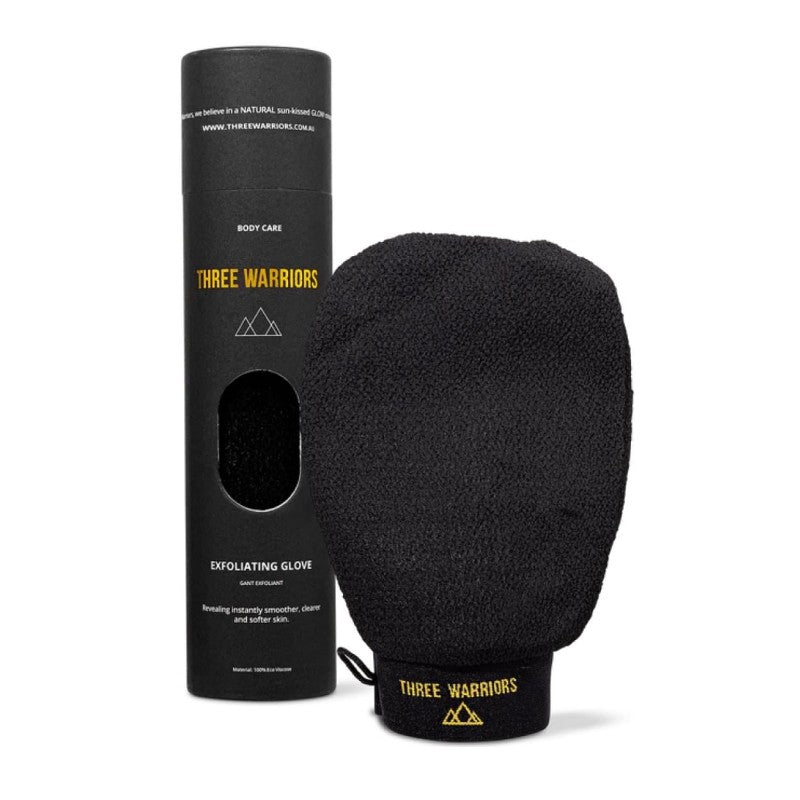 Three Warriors šveičiamoji kūno pirštinė „Exfoliating Glove”