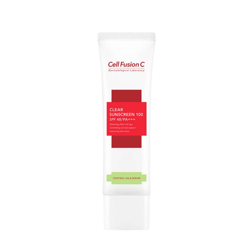 Cell Fusion C Kremas nuo saulės riebiai odai „Advanced Clear